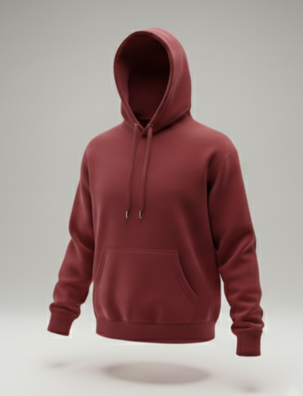 WINE RED HOODIE